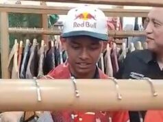 Libur Balap, Veda Ega dan Mario Aji Kunjungi Pasar Batik di Jakarta