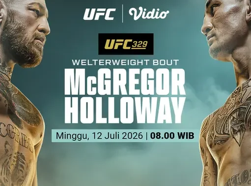 McGregor Kembali ke Oktagon Setelah 5 Tahun, Duel Epik Lawan Holloway Tayang Eksklusif di Vidio
