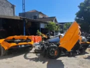 McLaren Rp 9 Miliar Terbelah Dua Usai Kecelakaan di Sukoharjo