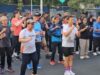 Menkes Budi Gunadi dan Gubernur Pramono Jogging Bareng di CFD Kuningan