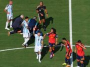 Messi Minta Kartu Merah untuk Cucurella, Wasit Tak Beri Sanksi