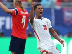 Norwegia Protes Gol Bellingham, Bola Sentuh Kabel Kamera
