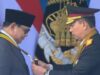 Prabowo Dianugerahi Medali Loka Praja Samrakshana oleh Kapolri