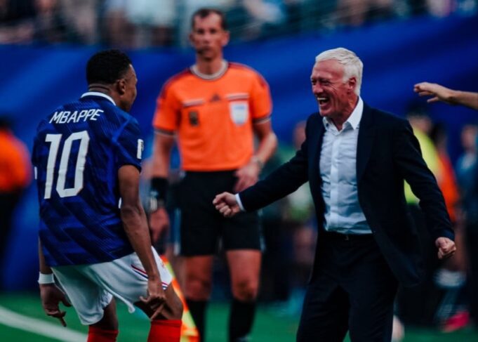 Prancis Unggul 1-0 Atas Swedia Berkat Gol Mbappe di Menit Akhir Babak Pertama
