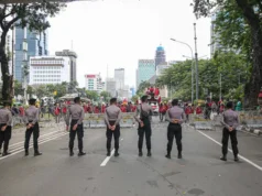 Ratusan Polisi Siaga di Dua Titik Demo Jakarta, Senin Ini