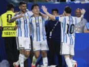 Romero dan Lisandro Gunakan Air Suci, Cetak Gol Kemenangan Argentina