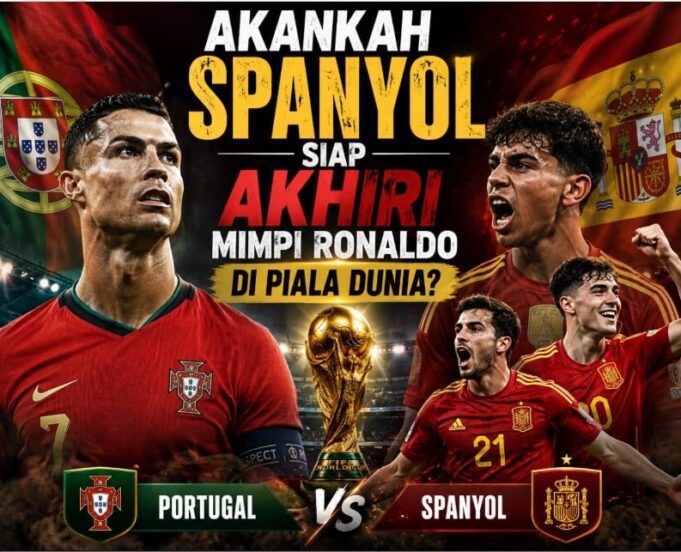 Spanyol Lawan Portugal di 16 Besar Piala Dunia 2026, Ronaldo Hadapi Ujian Terberat