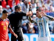 Spanyol vs Argentina Berakhir 0-0, Laga Menuju Extra Time Usai Kartu Merah Enzo Fernandez