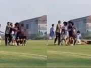 Tendangan Kungfu di Laga Piala Soeratin U-17 Bikin Pemain Dilarikan ke RS