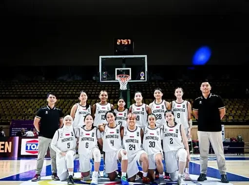 Timnas Basket Putri U-18 Indonesia Hancurkan Oman 127-6 di Bangkok