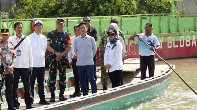 Wapres Gibran Tinjau Pembangunan Jembatan Way Bungur di Lampung Timur