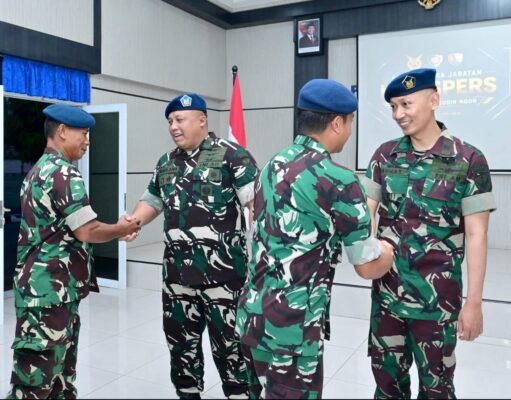 Komandan Lanud Sjamsudin Noor Pimpin Sertijab Kadispers, Tegaskan Pembinaan Personel sebagai Pilar Kekuatan Satuan