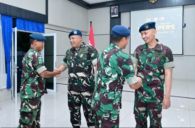Komandan Lanud Sjamsudin Noor Pimpin Sertijab Kadispers, Tegaskan Pembinaan Personel sebagai Pilar Kekuatan Satuan