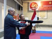 Ketua Umum PP INKAI Laksda TNI Ivan Yulivan lepas Team Karate INKAI ke Kejuaraan Dunia Karate SEAKF di Vietnam