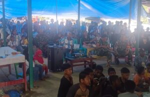 Tumbuhkan Semangat Kebersamaan, Kodim 1710/Mimika Kembali Gelar Nobar Piala Dunia Bersama Masyarakat