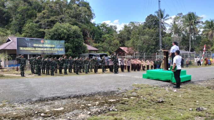 Danrem 181/PVT Bersama Bupati Sorong Selatan Resmi Buka TMMD Ke-129 TA 2026, Wujudkan Sinergi Membangun Negeri dari Desa