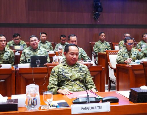 Panglima TNI Bersama Wamenhan RI Hadiri Raker Bersama Komisi I DPR RI