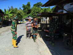 Hari Pertama Pekerjaan Fisik TMMD ke-129 Kodim 1505/Tidore, TNI Bersama Masyarakat Kompak Bangun Desa