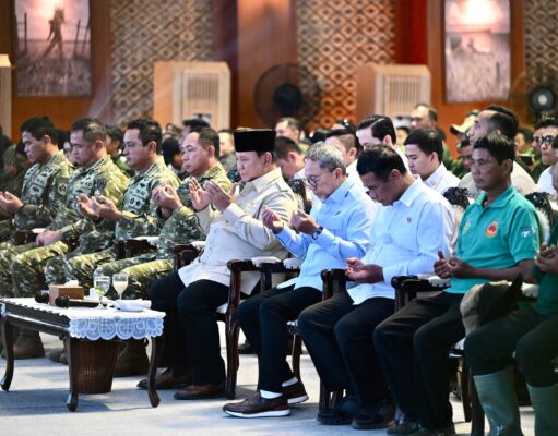 Panglima TNI Dampingi Presiden RI Panen Raya Terpadu TNI, Perkuat Ketahanan Pangan Nasional
