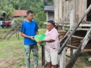 Satgas TMMD Ke-129 Kodim 1807/Sorong Selatan Bagikan 100 Paket Sembako dan Nutrisi, Wujud Nyata Kepedulian Cegah Stunting
