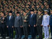 Panglima TNI Hadiri Upacara Prasetya Perwira (Praspa) TNI dan Polri Tahun 2026 di Istana Negara