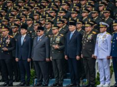 Panglima TNI Hadiri Upacara Prasetya Perwira (Praspa) TNI dan Polri Tahun 2026 di Istana Negara