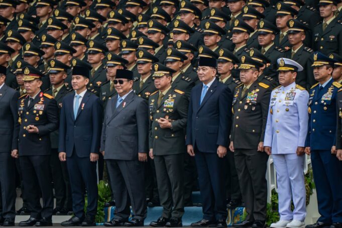 Panglima TNI Hadiri Upacara Prasetya Perwira (Praspa) TNI dan Polri Tahun 2026 di Istana Negara