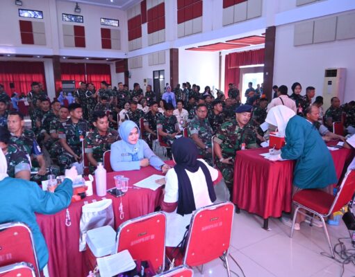 Lanud Sultan Hasanuddin Bersama Satuan TNI AU Makassar Gelar Donor Darah, Wujud Nyata Pengabdian bagi Kemanusiaan