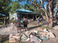 Pengecoran Jalan TMMD Ke-129 Kodim 1807/Sorong Selatan Rampung 100 Persen, Wujud Nyata Pengabdian TNI untuk Kesejahteraan Masyarakat
