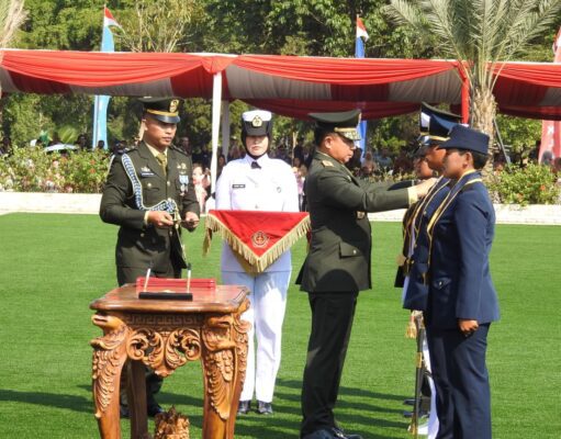 Kodiklat TNI Cetak 734 Perwira Prajurit Karier TNI Gelombang I TA 2026 Siap Mengabdi kepada Bangsa dan Negara