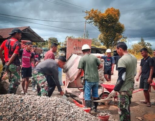 Warga Kampung Jimbi Sambut Gembira Rampungnya Pembangunan Jembatan Beton