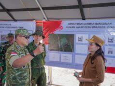 Pangkogabwilhan III Dampingi Gubernur Maluku Utara Laksanakan Peletakan Batu Pertama Program Relokasi Warga Pesisir di Sidangoli Dehe