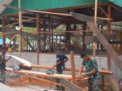 Satgas TMMD Ke-129 Kodim 1807/Sorong Selatan Percepat Pembangunan Rumah Kedua Type 36, Wujud Nyata Pengabdian TNI untuk Rakyat