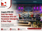 Anggota DPRD KSB Rizal Fikri Hadiri Pembukaan MTQ XXII Kecamatan Sekongkang di Desa Tongo