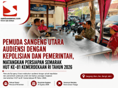 Pemuda Sangeng Utara Audiensi dengan Kepolisian dan Pemerintah, Matangkan Persiapan Semarak HUT ke-81 Kemerdekaan RI Tahun 2026
