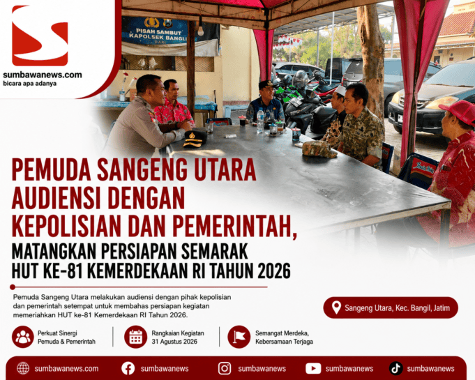 Pemuda Sangeng Utara Audiensi dengan Kepolisian dan Pemerintah, Matangkan Persiapan Semarak HUT ke-81 Kemerdekaan RI Tahun 2026