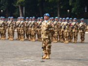 Panglima TNI Sambut Kepulangan Satgas Kizi TNI Kontingen Garuda XX-V MONUSCO