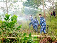 Menembus Asap Karhutla Kalsel, Personel Lanud Sjamsudin Noor dan Kekuatan Udara Bergerak, Heli TNI AU dan Gabungan Dikerahkan, Wujud Negara Hadir