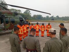 Tim Alpha Laksanakan Fastrope ke Titik Api, Siap Buka Jalan Tim Free Fall di Pekanbaru