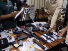 30 Barang Senjata Disita dari Yayasan Sekolah di Jakarta Selatan