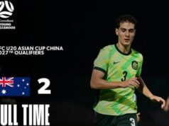Australia U-20 Menang 2-0 atas Laos, Pimpin Klasemen Kualifikasi Piala Asia U-20 2027