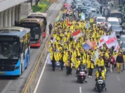 BEM UI Gelar Aksi di Bundaran HI, Tuntut Kemerdekaan yang Sesungguhnya