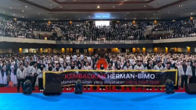 BEM Unair Ajak Maba Kenang Aktivis Reformasi Herman dan Bimo