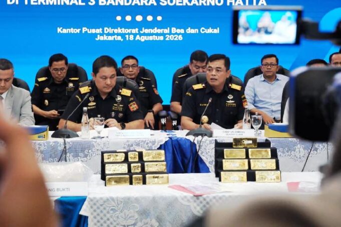Bea Cukai Gagalkan Ekspor Ilegal 22,3 Kg Emas Senilai Rp60 Miliar