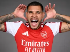 Bruno Guimaraes Resmi Gabung Arsenal, Gajinya Tembus Rp4,7 Miliar Per Minggu