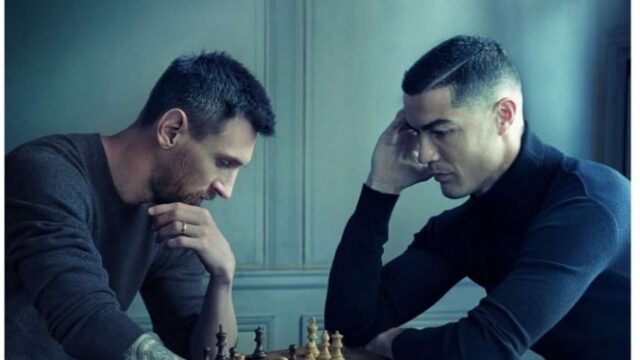 Cristiano-Ronaldo-Kirim-Pesan-Mengharukan-kepada-Messi-yang-Duka-Kehilangan-Ayah