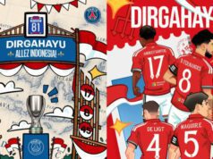 Delapan Puluh Satu Tahun Merdeka, Klub Eropa Sambut Indonesia dengan Nuansa Nusantara