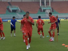 Do Hoang Hen Jadi Sorotan di Latihan Timnas Vietnam di Pakansari