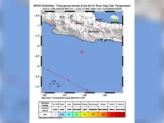 Gempa M 4,1 Guncang Laut Pangandaran, Getaran Dirasakan hingga Cianjur