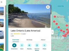 Google Ubah Nama Danau Ontario Menjadi Danau Amerika Ikuti Perintah Trump